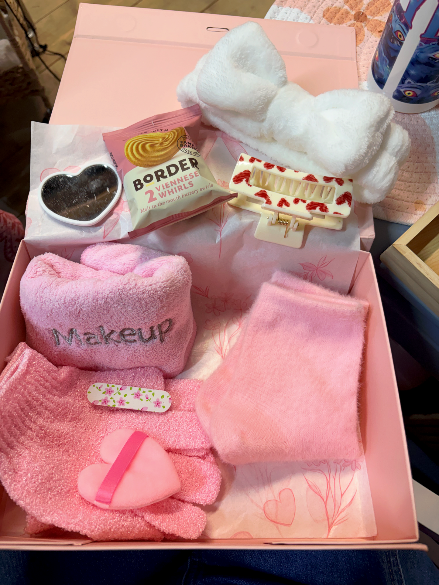 Personalised Pamper Gift Box | Pink Glitter Luxury Self-Care Set