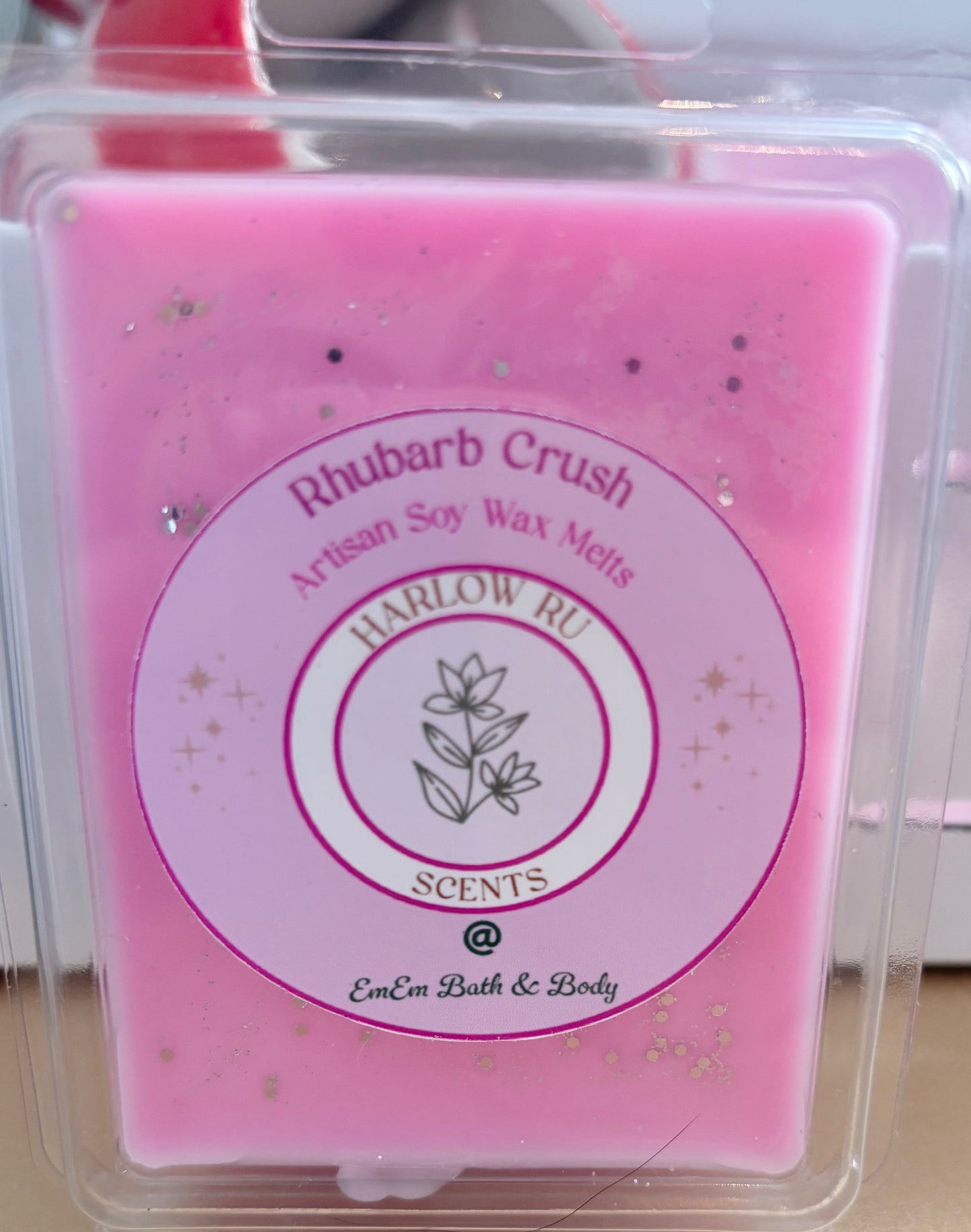 Rhubarb Crush Hand-Poured Wax Melts by Harlow Ru