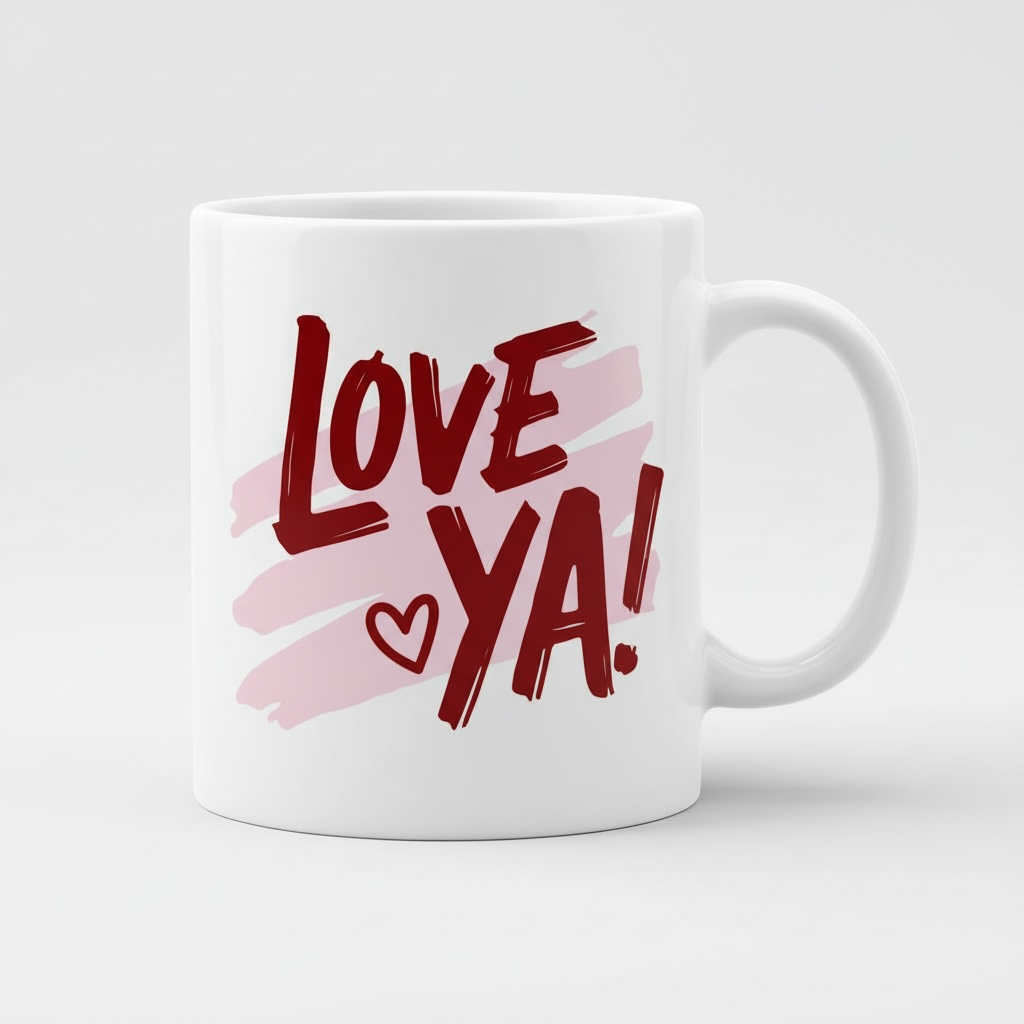 Love Ya Valentine Mug 11oz | Romantic Valentine's Day Gift Mug