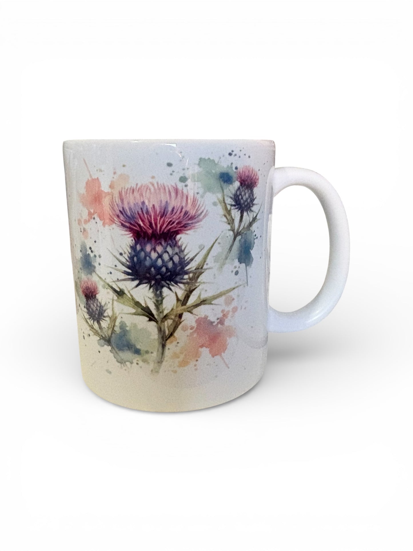 Scottish Thistle Mug 11oz - Ceramic Coffee Mug