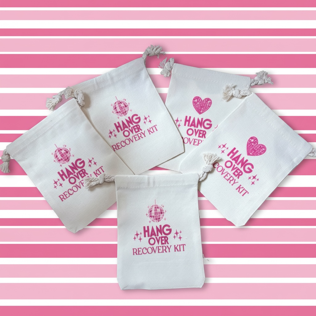 Hangover Recovery Kit Bags | Survival Bags for Weddings & Parties UK