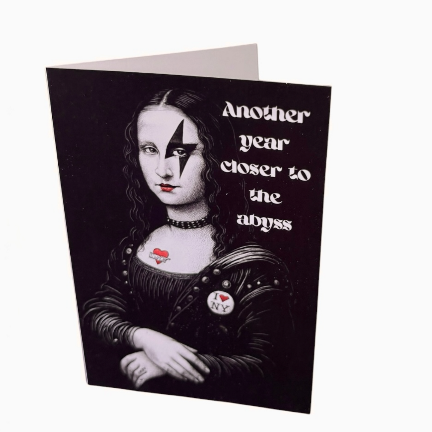 Another Year Closer to the Abyss A5 Gothic Art Card | Tattooed Lady Design