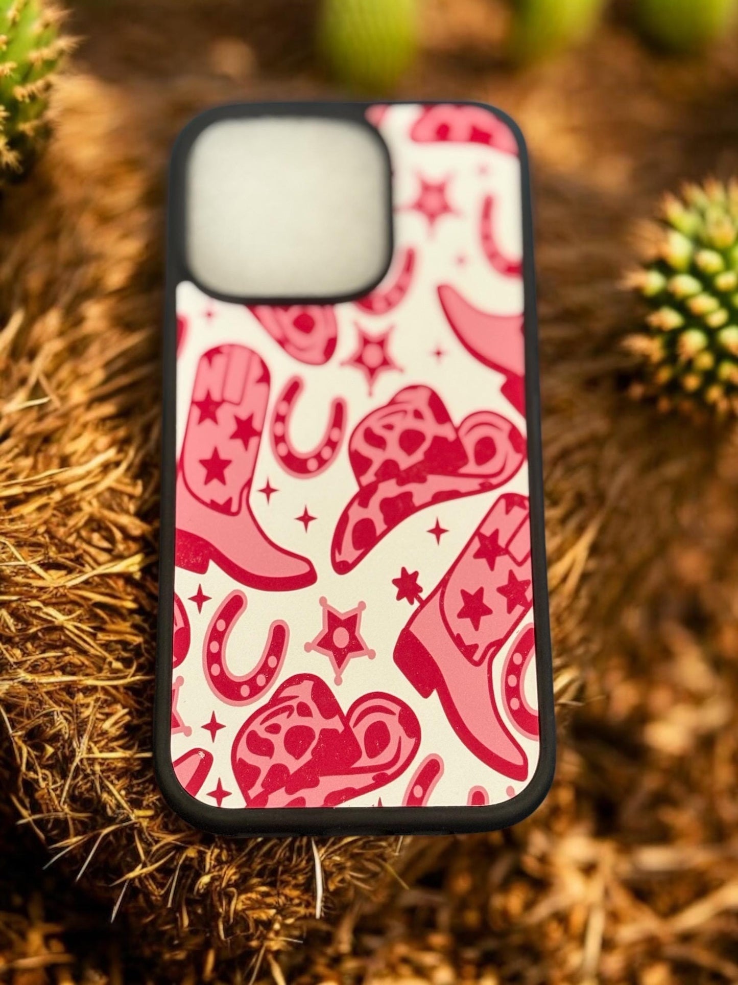 Pink Cowgirl Phone Case - Western Boots & Stetson for All Models