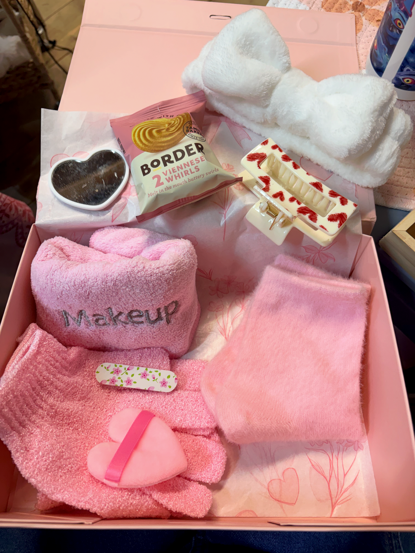 Personalised Pamper Gift Box | Pink Glitter Luxury Self-Care Set