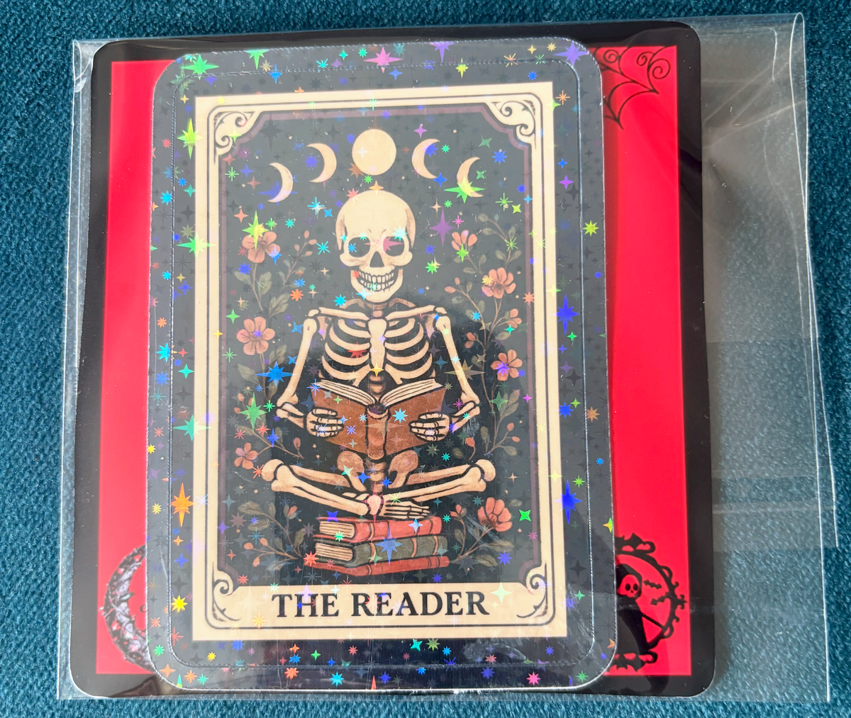 The Reader Witch Box – Tarot Inspired Gift Set with Wine Cooler, Botanical Soap & Moon Phase Holder