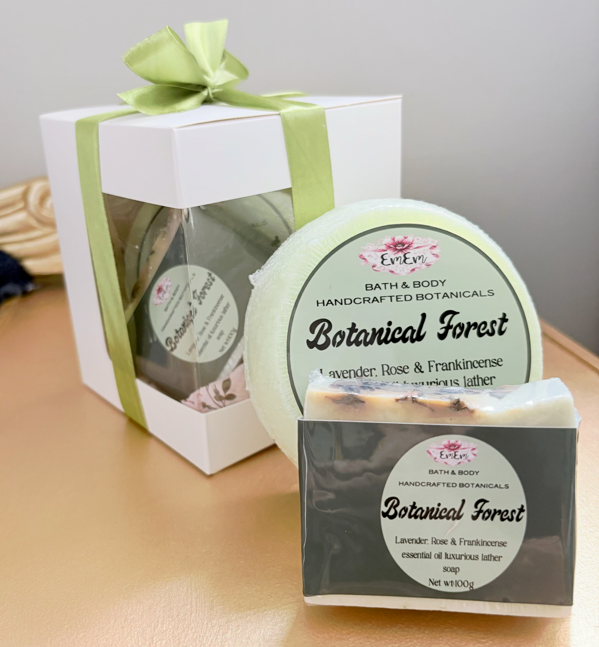 Botanical Forest Handmade Soap Gift Box