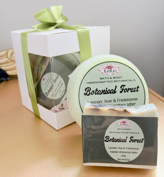 Botanical Forest Handmade Soap Gift Box