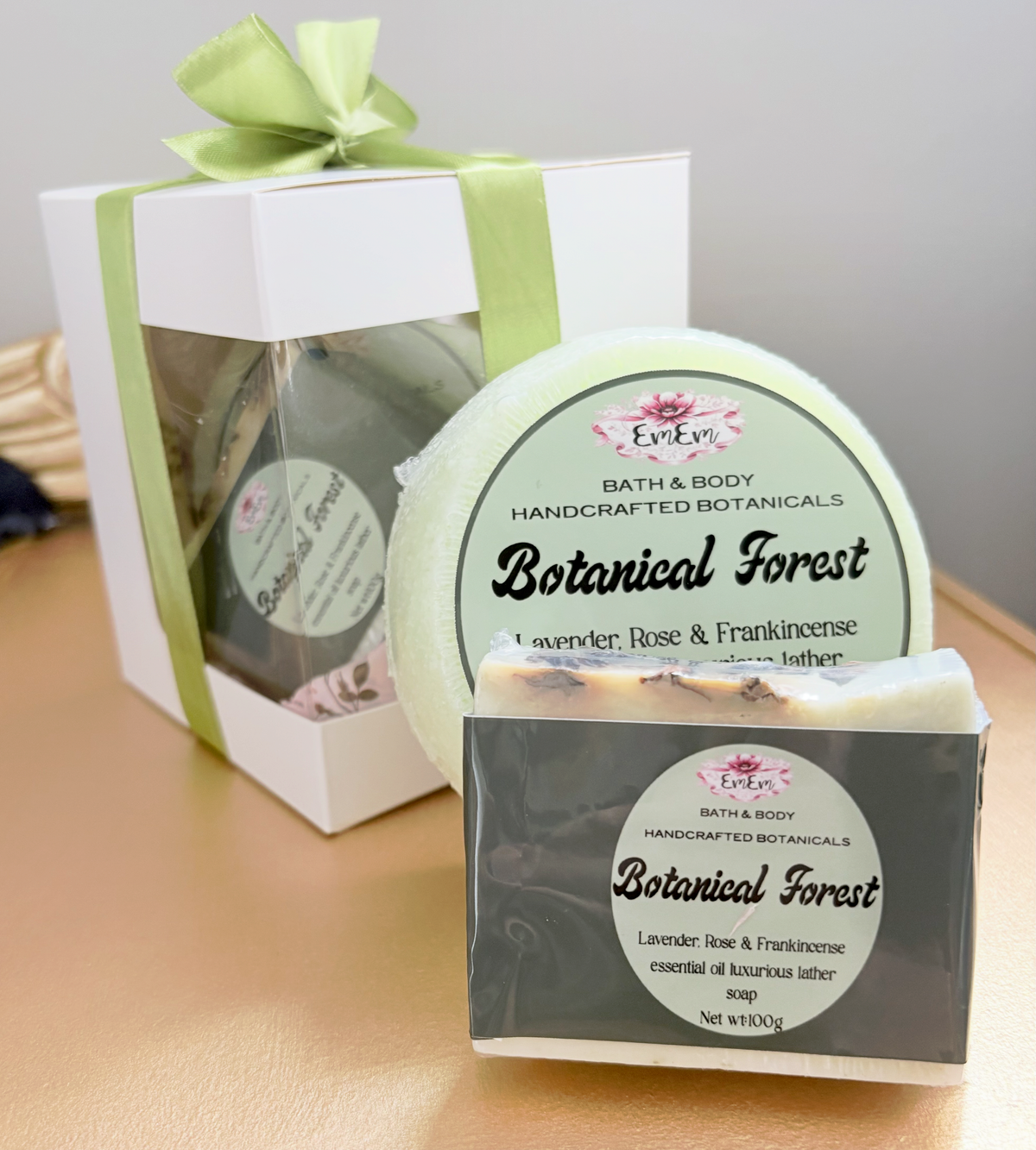 Botanical Forest Handmade Soap Gift Box