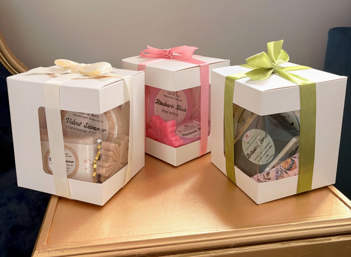 Rhubarb Blush Handmade Soap Gift Box