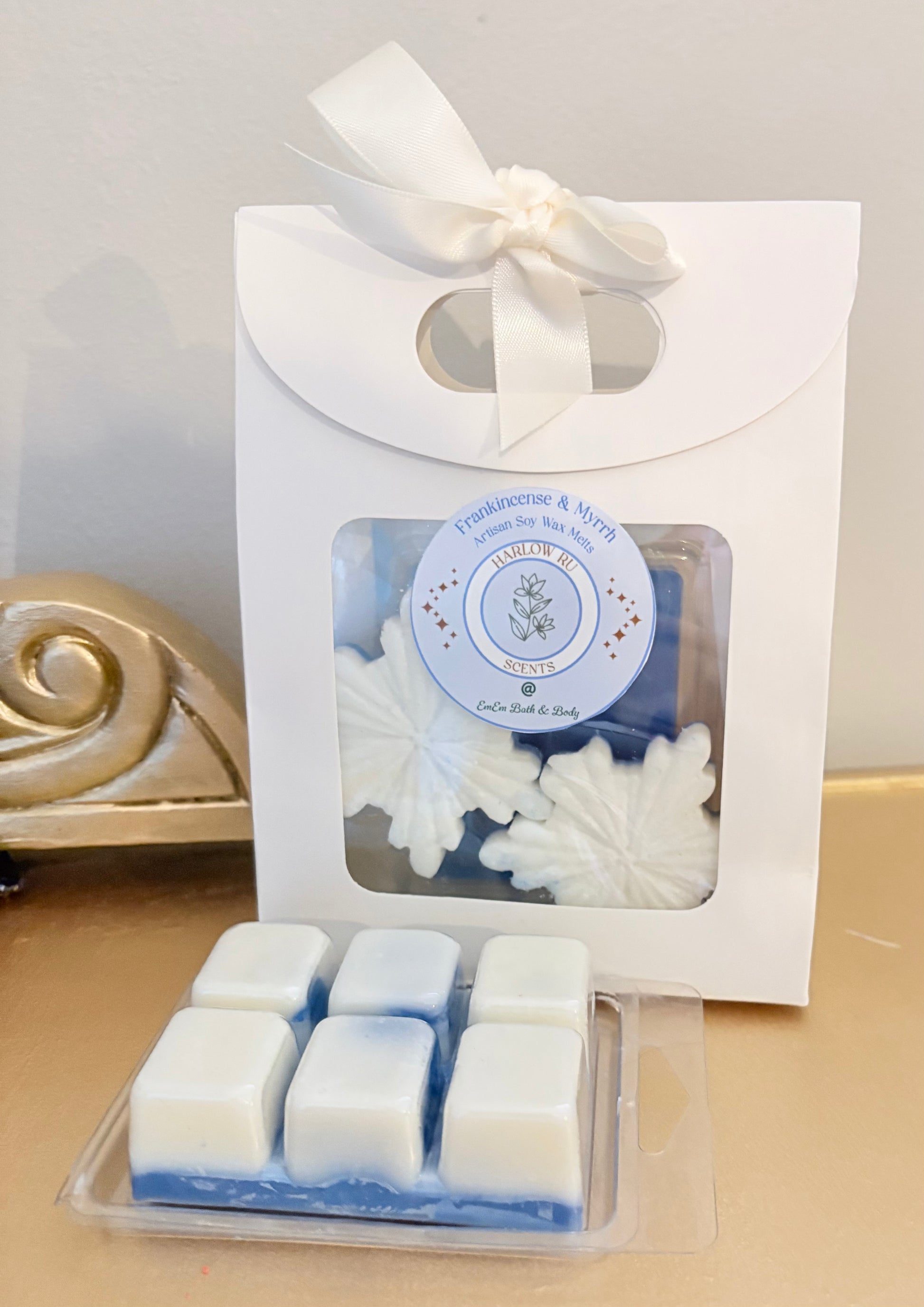 Frankincense & Myrrh Hand-Poured Wax Melts by Harlow Ru