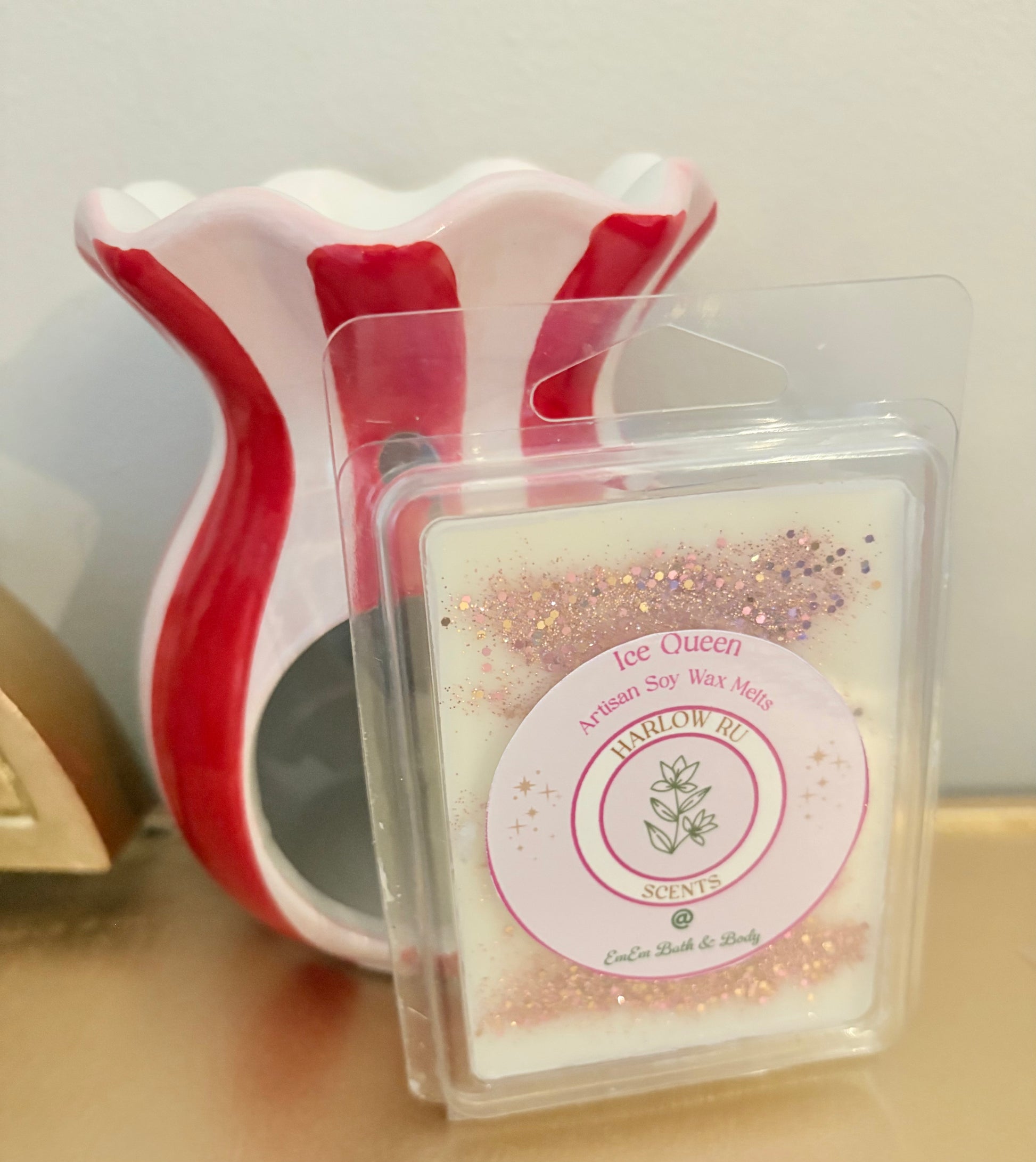 Ceramic Wax Burner Gift Set with Hand-Poured Wax Melts