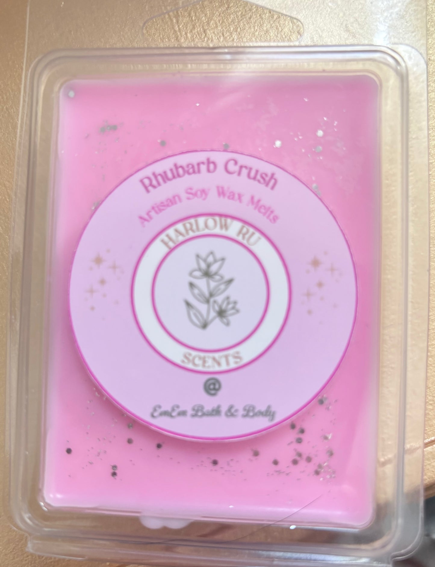 Rhubarb Crush Hand-Poured Wax Melts by Harlow Ru