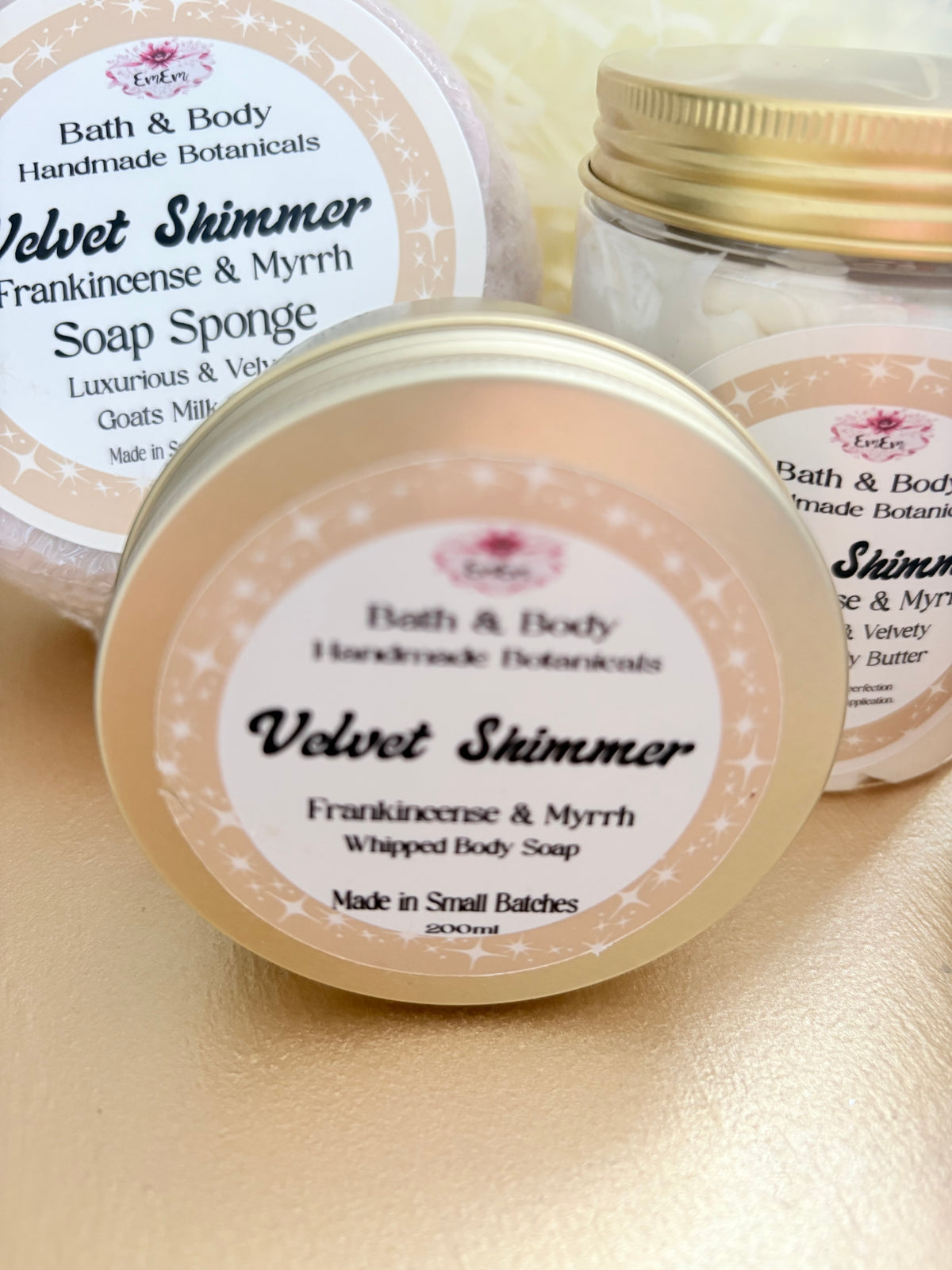 Velvet Shimmer Handmade Bath & Body Gift Set
