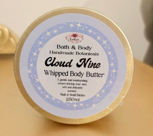 Cloud Nine Handmade Whipped Body Butter – 250ml Tin