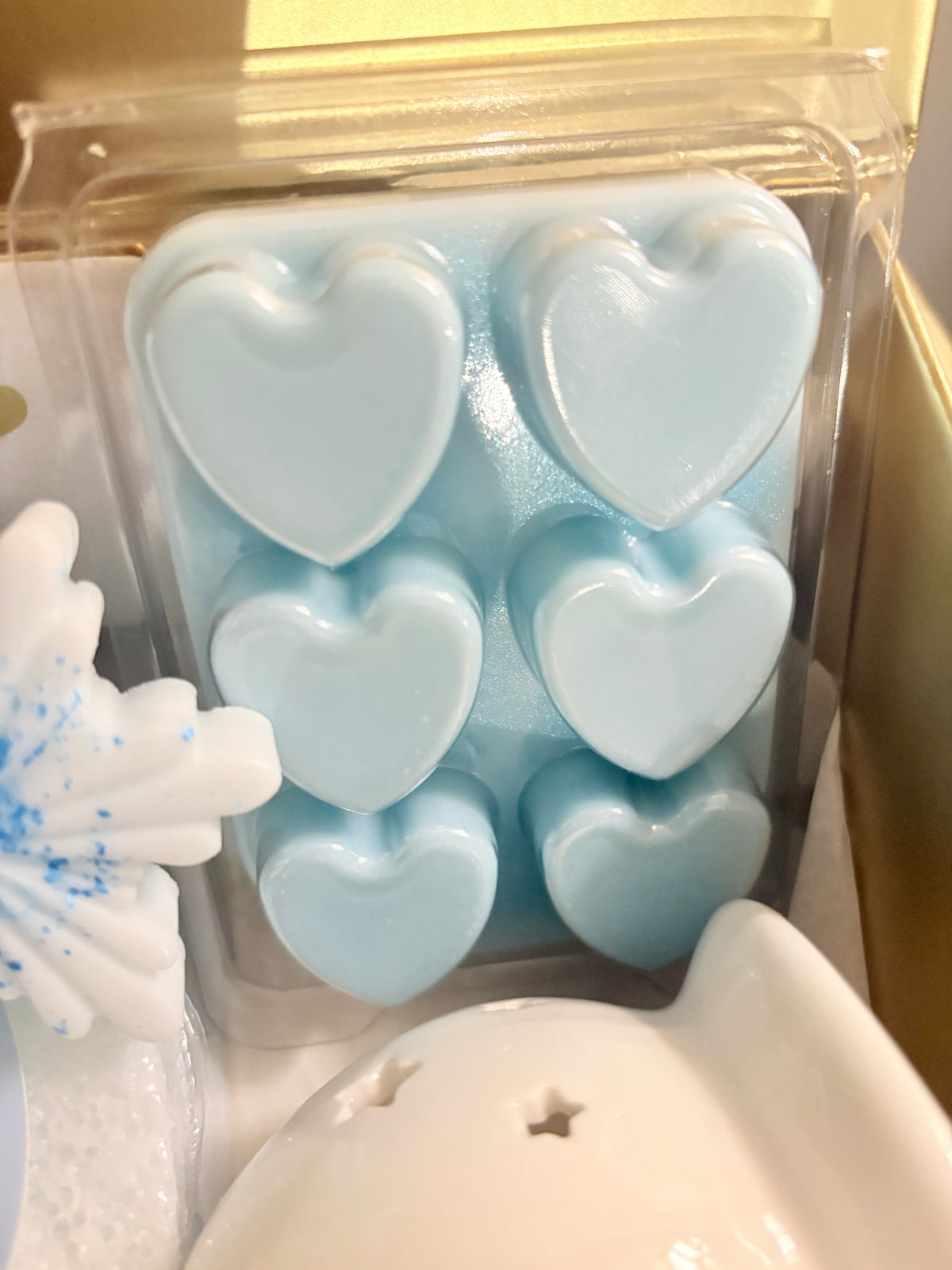 Ice Pixie Gift Box with Soap, Sponge, Wax Melts & Burner