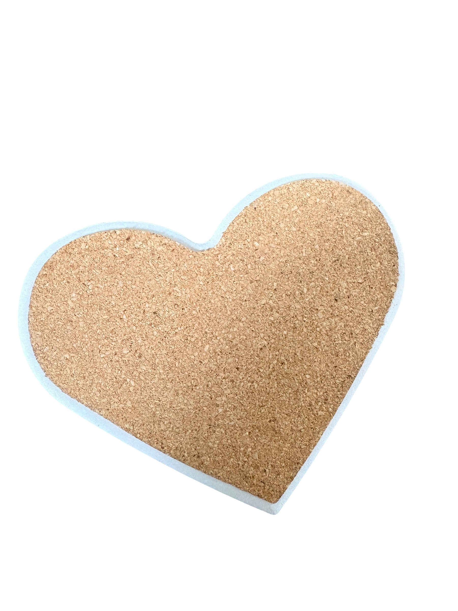 Heart Shaped Strawberry Ceramic Coaster