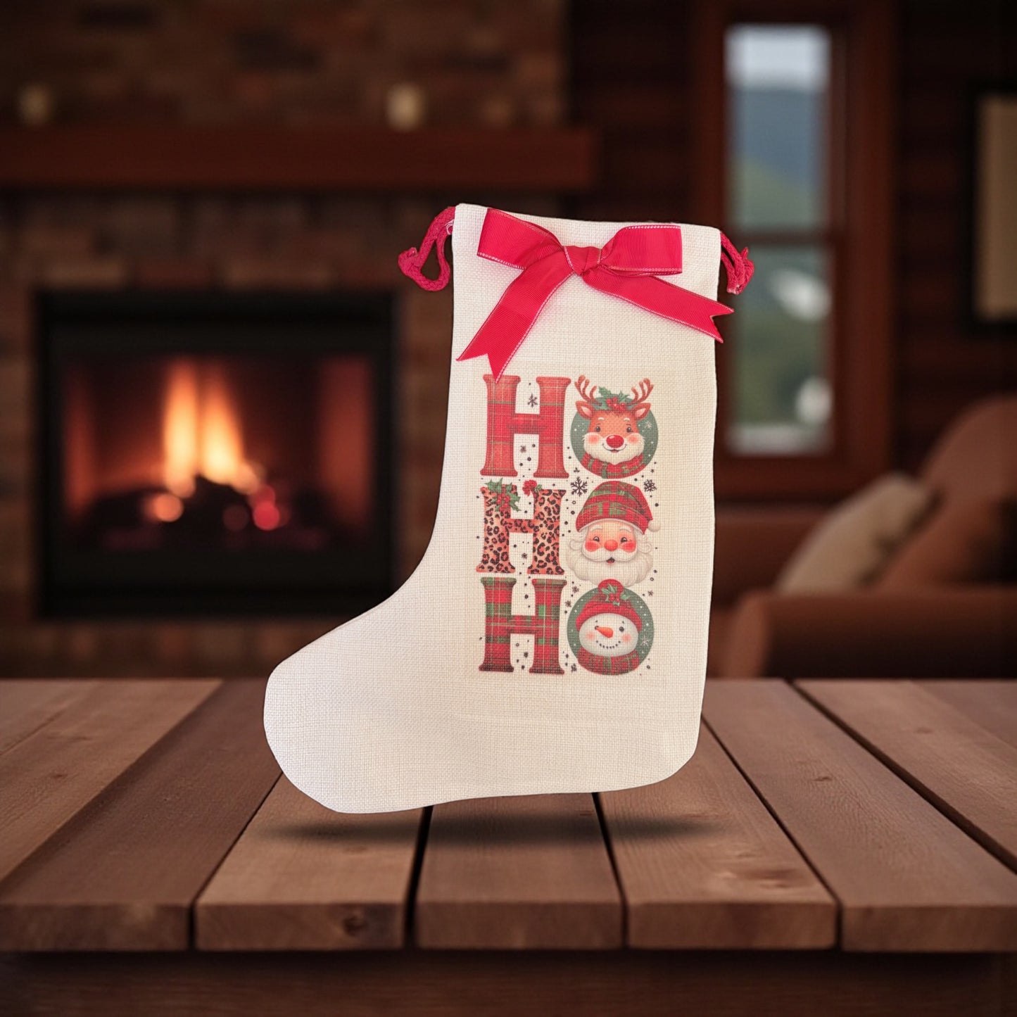 Personalised Christmas Stocking - Custom Festive Stocking