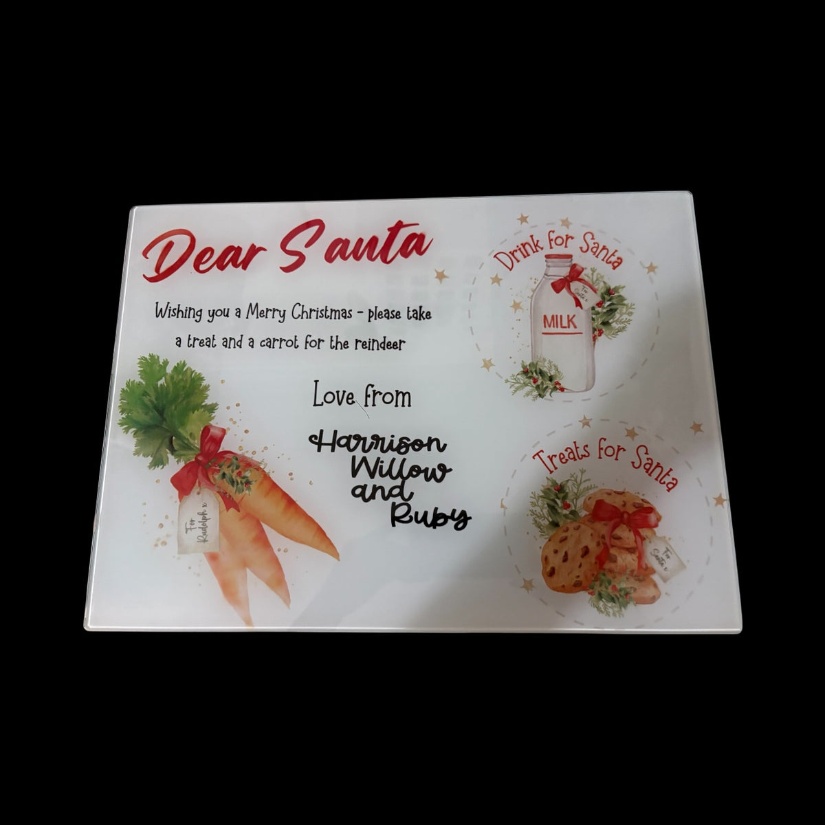Santa Christmas Grazing Board | Personalisation Available