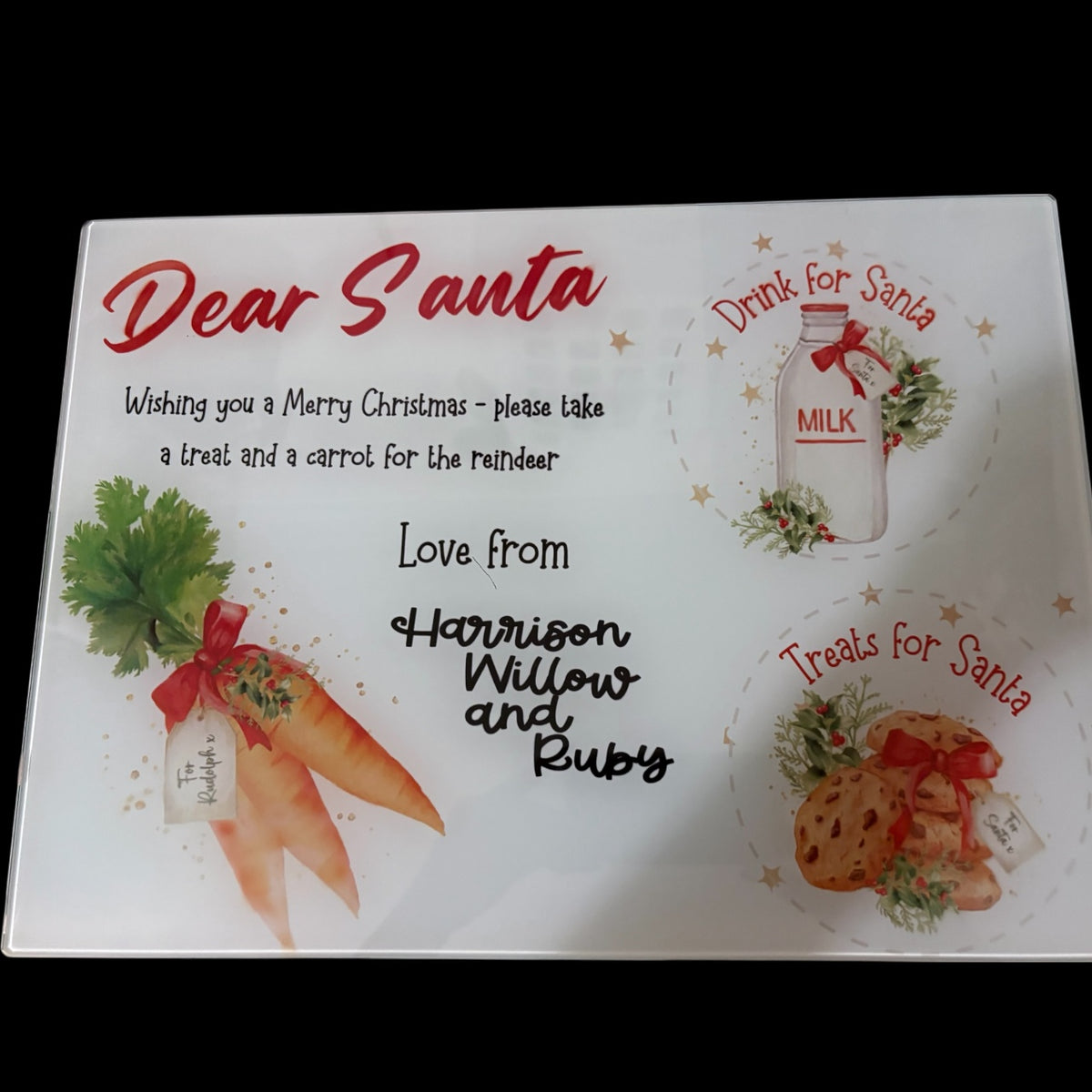 Santa Christmas Grazing Board | Personalisation Available