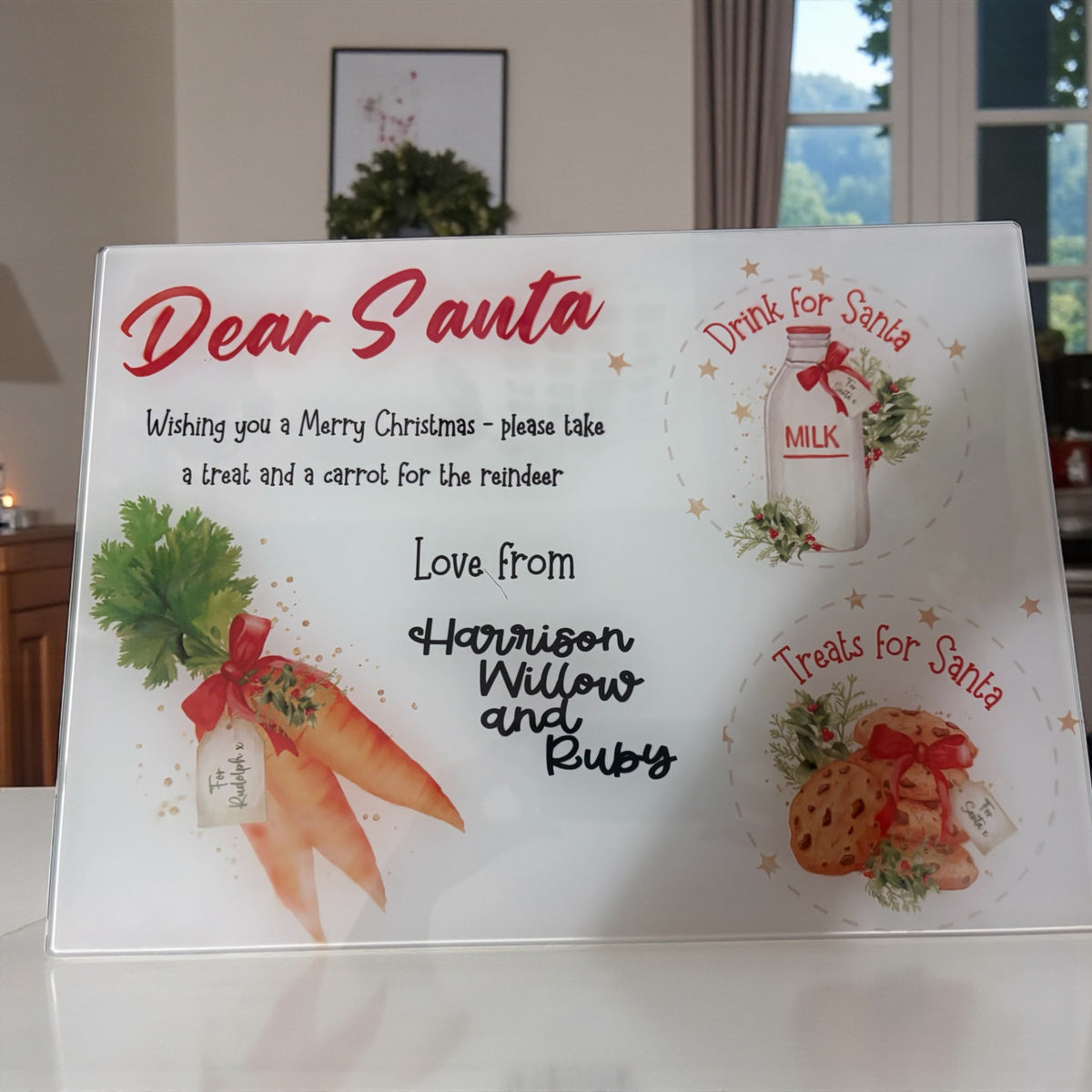 Santa Christmas Grazing Board | Personalisation Available