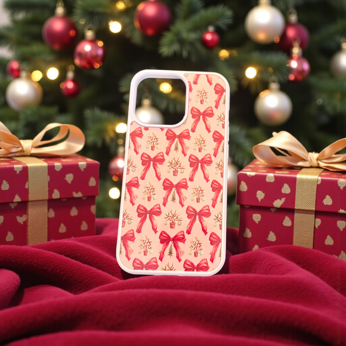 Festive Christmas Phone Case - Personalised Holiday Gift