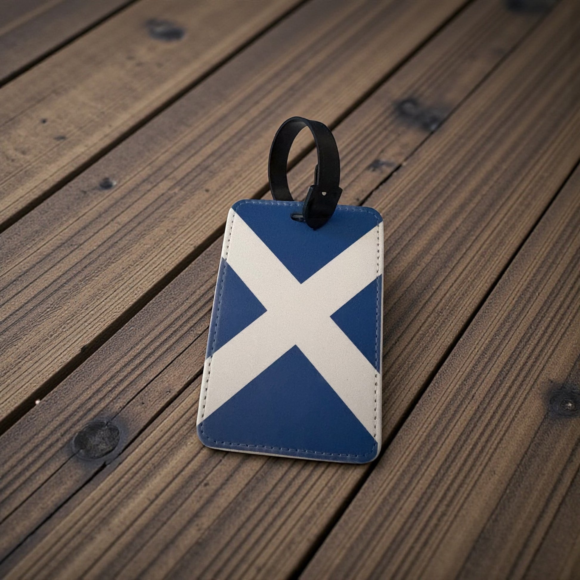 Scotland Saltire Passport Cover & Luggage Tag Set - Scottish Flag Travel Accessories