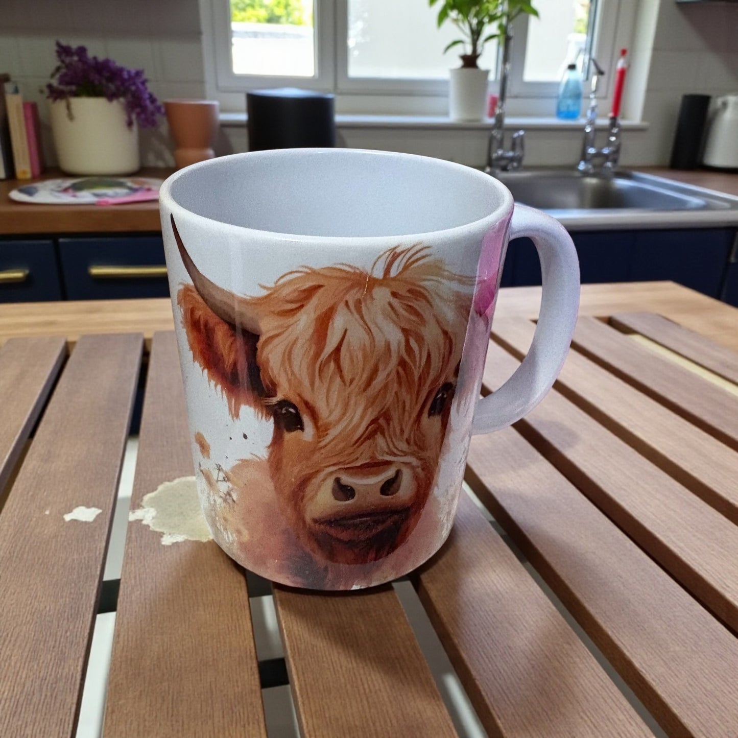 Highland Cow Ceramic Mug 11oz | Scottish Coffee Mug