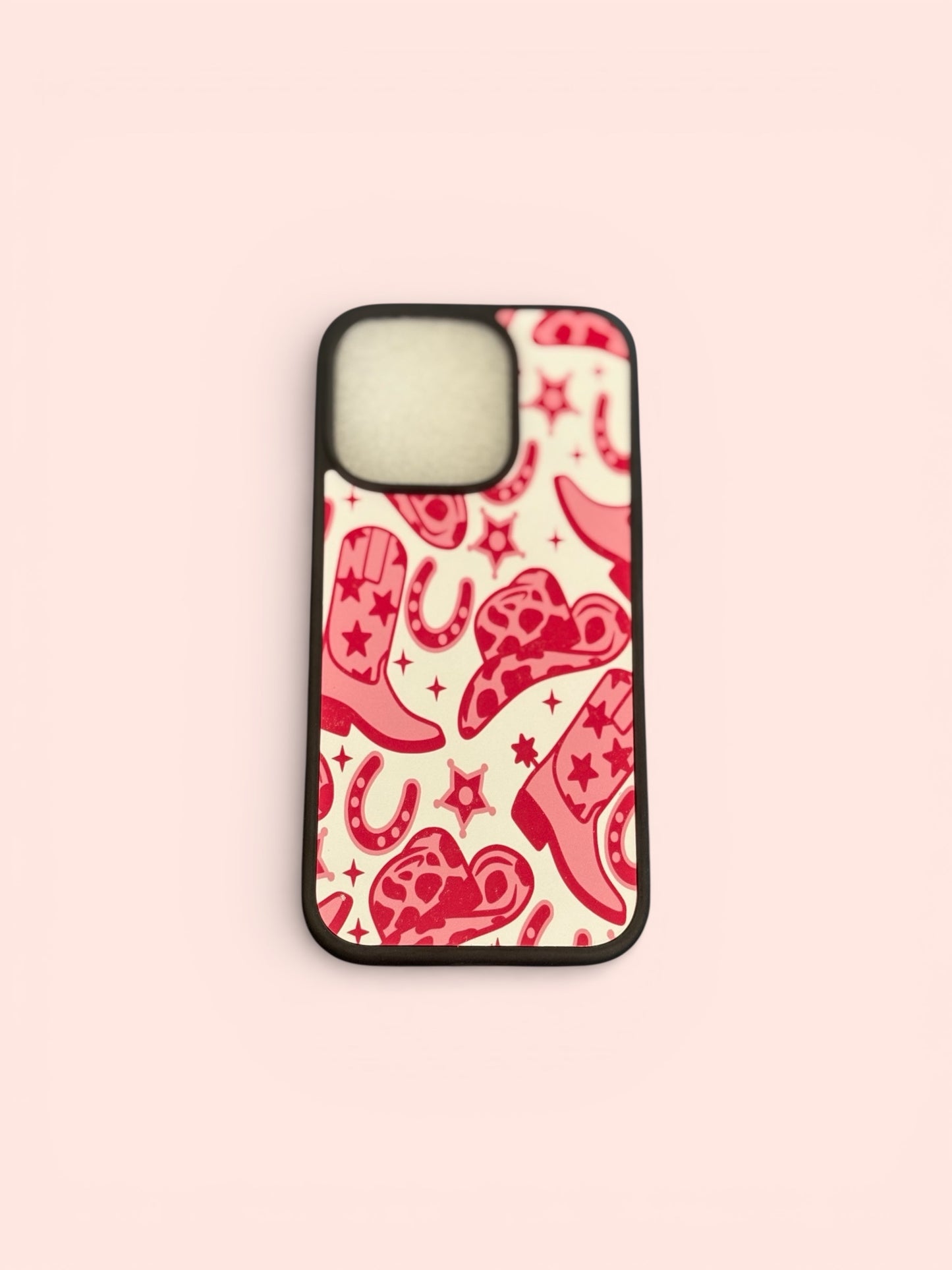 Pink Cowgirl Phone Case - Western Boots & Stetson for All Models