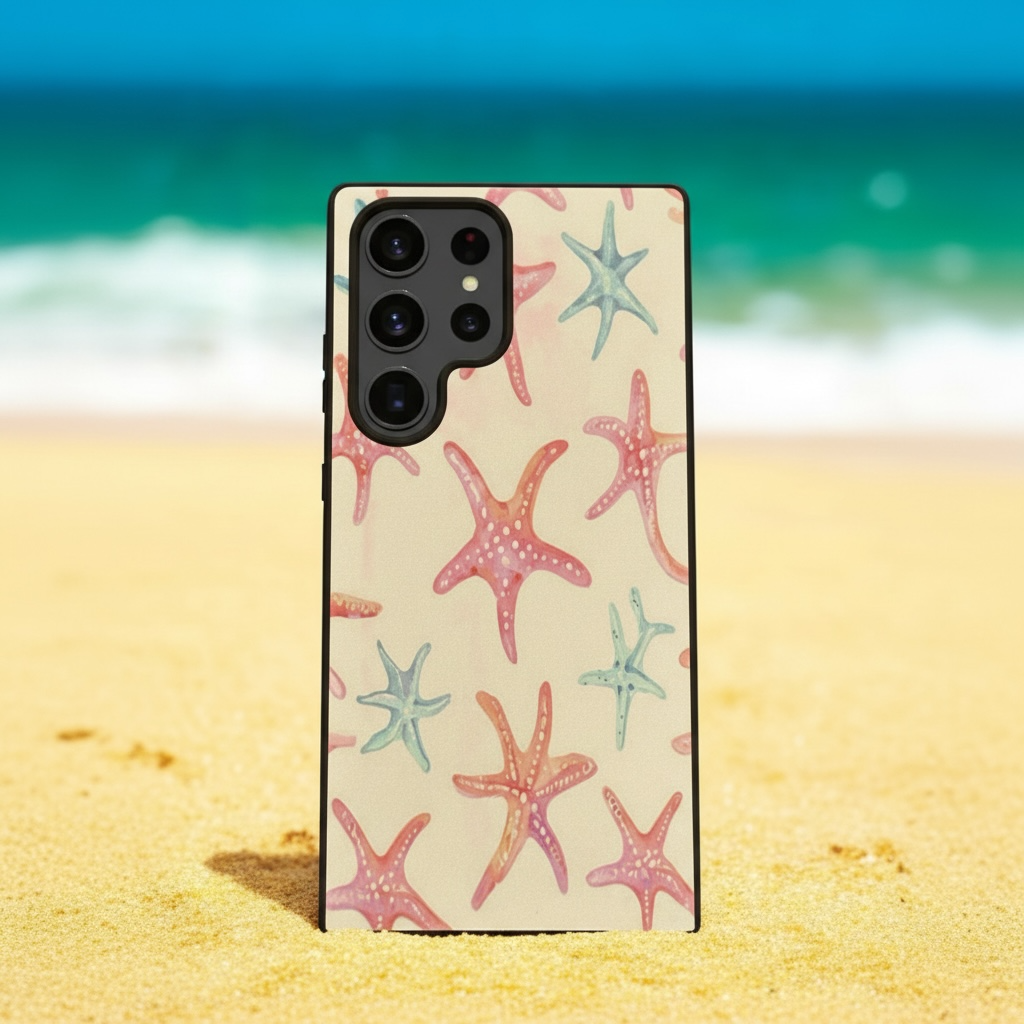 Pastel Starfish Phone Case - Protective Cover for All Models