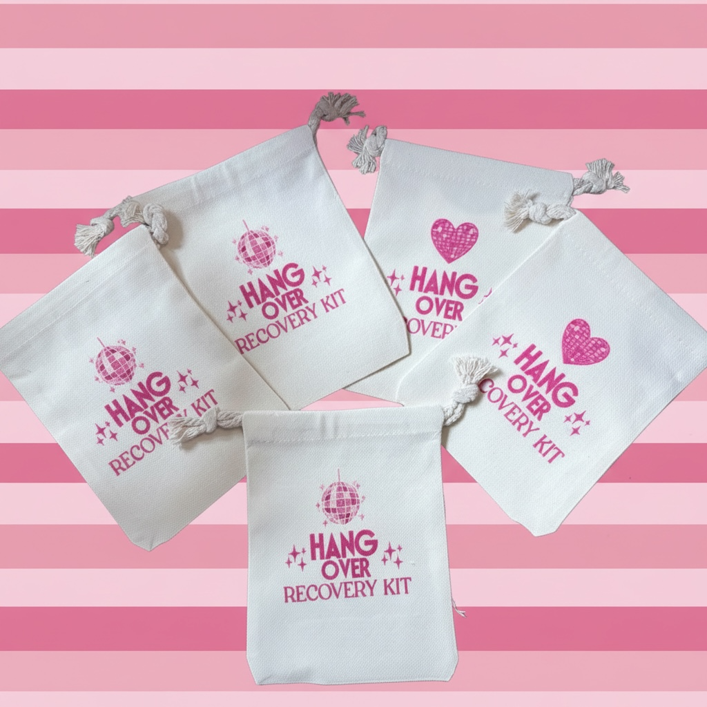 Hangover Recovery Kit Bags | Survival Bags for Weddings & Parties UK