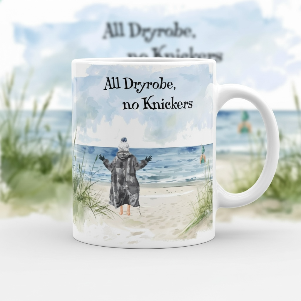All Dryrobe, No Knickers Wild Swimming Mug 11oz