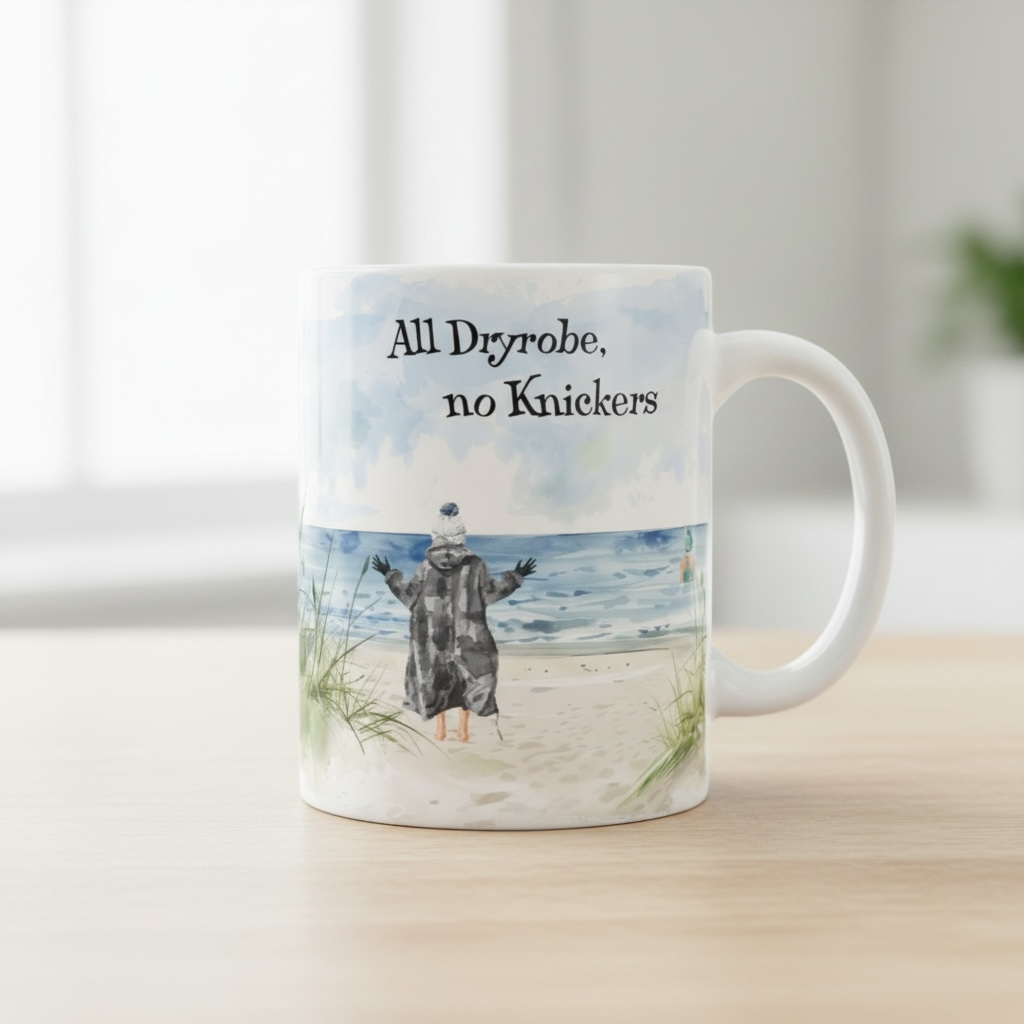 All Dryrobe, No Knickers Wild Swimming Mug 11oz