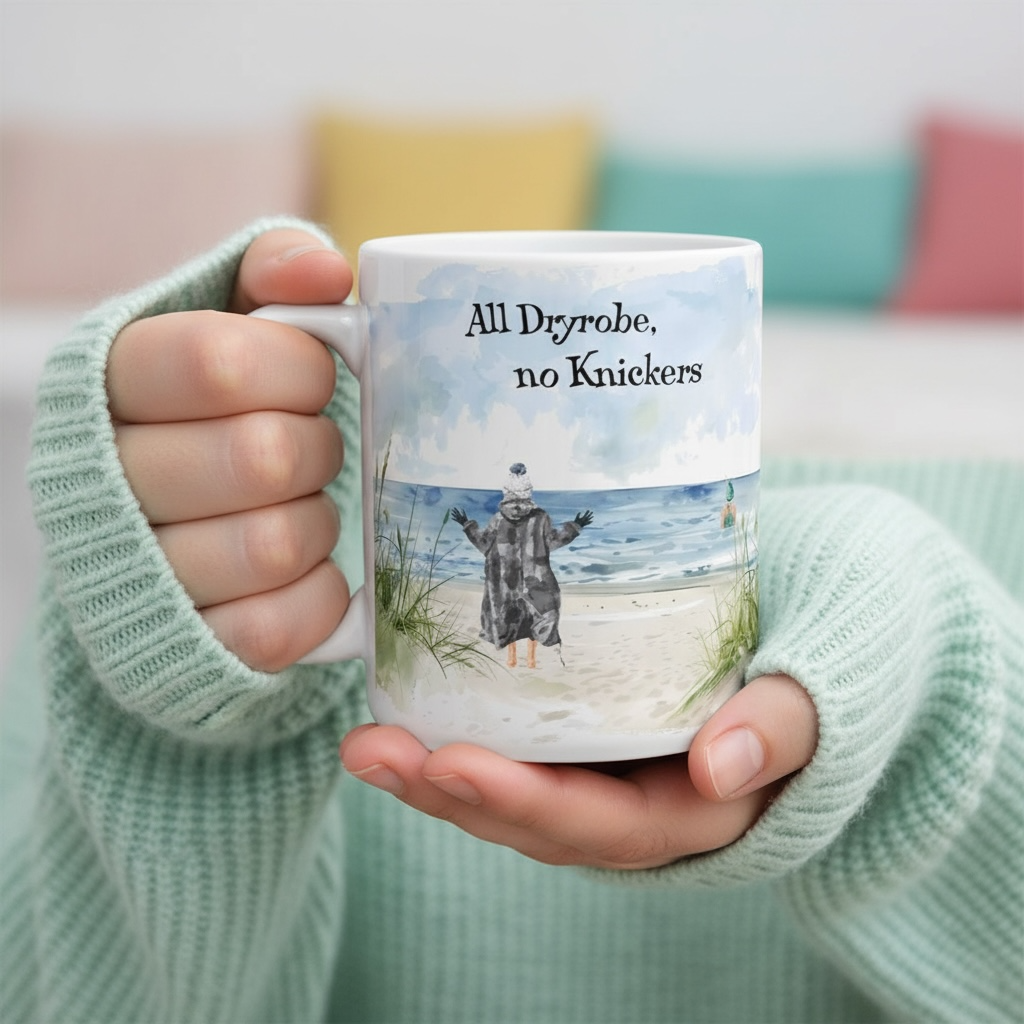 All Dryrobe, No Knickers Wild Swimming Mug 11oz