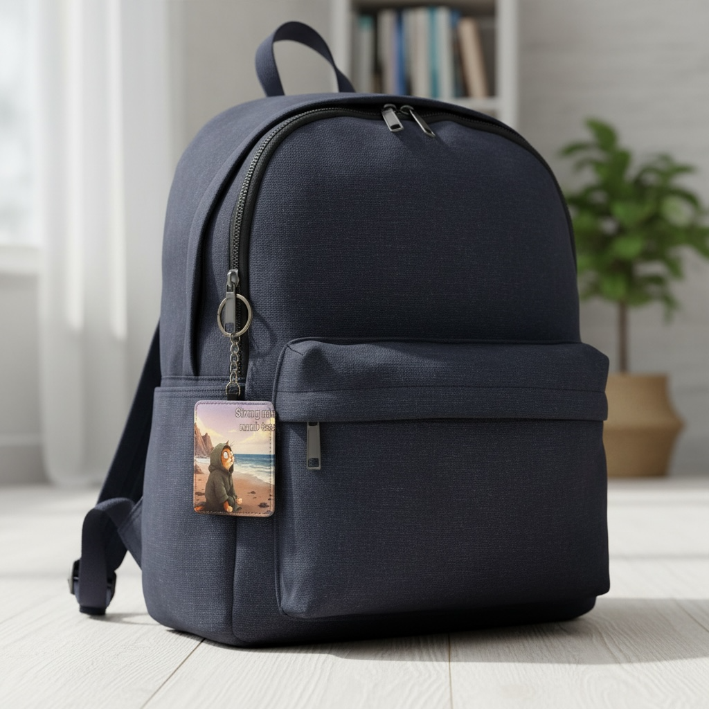 Wild Swimming Cat Card Wallet & Luggage Tag - Strong Mind Numb Toes