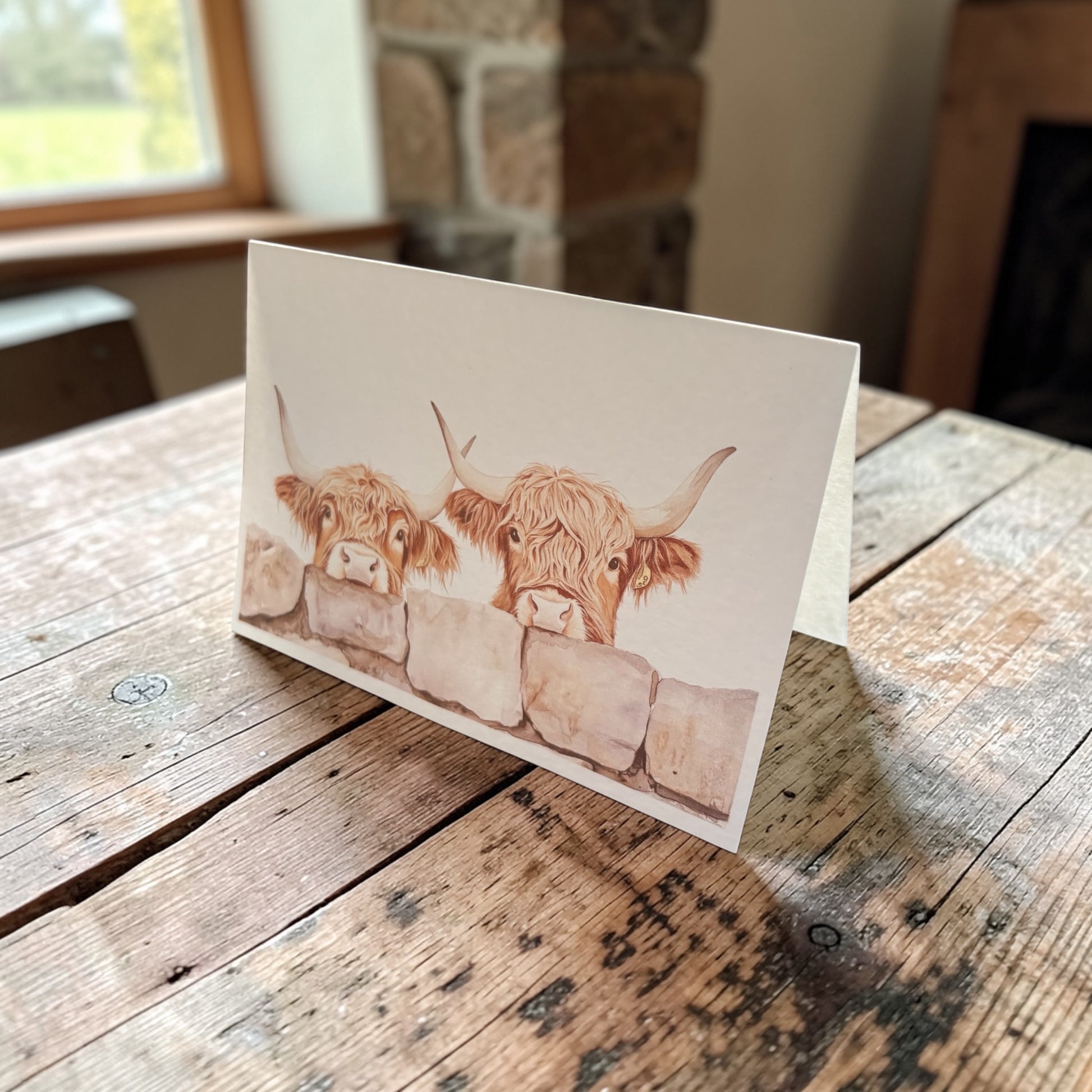 Highland Cow Card - Scottish Greeting Card