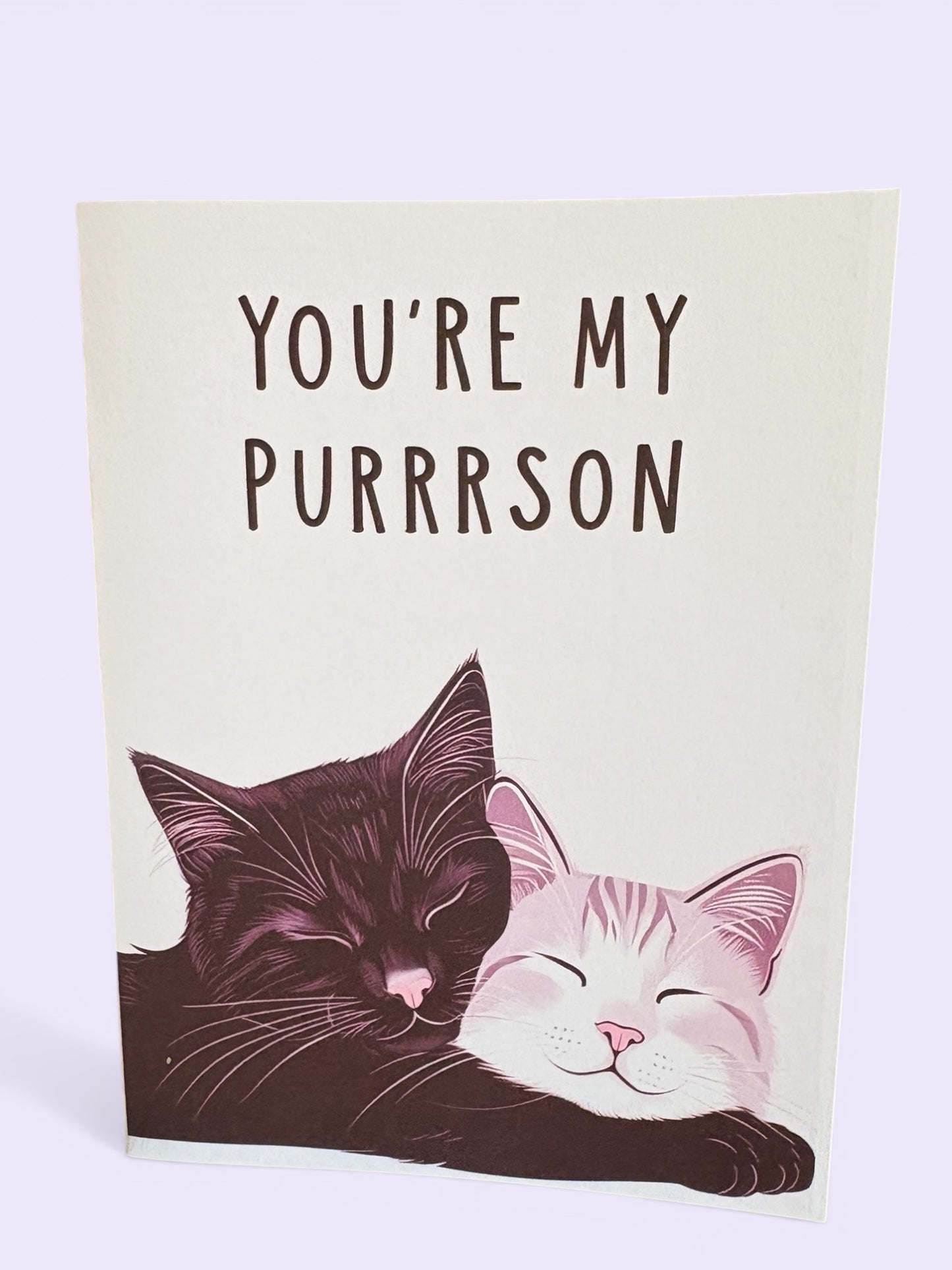 You Are My Purrrson – Handmade Cat Card