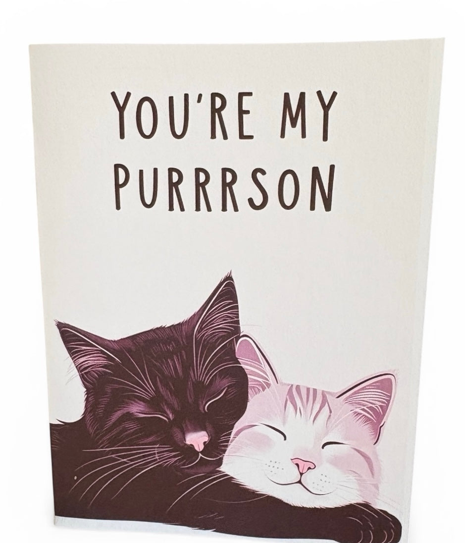 You Are My Purrrson – Handmade Cat Card