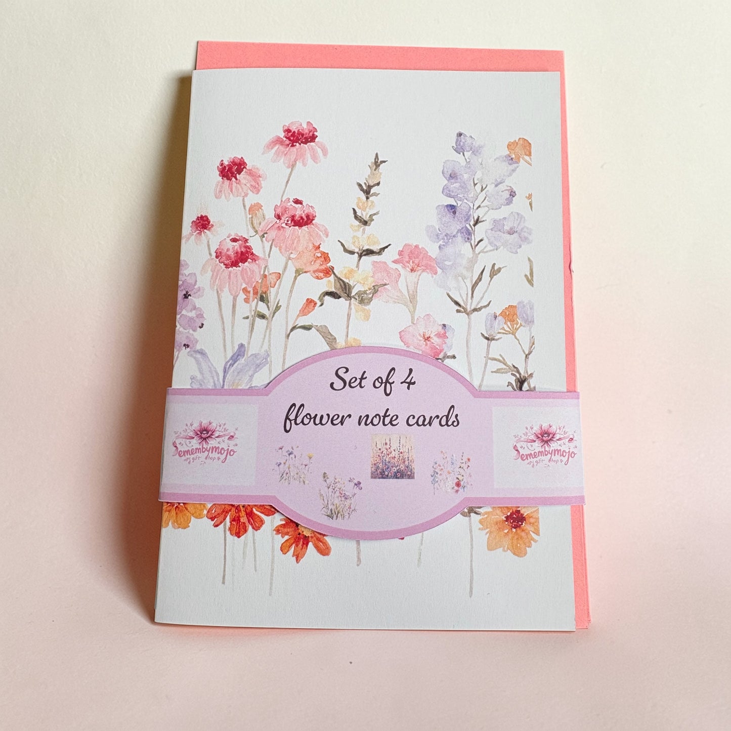Wildflower Cards – Set of 4 A5 Designs | Blank Inside