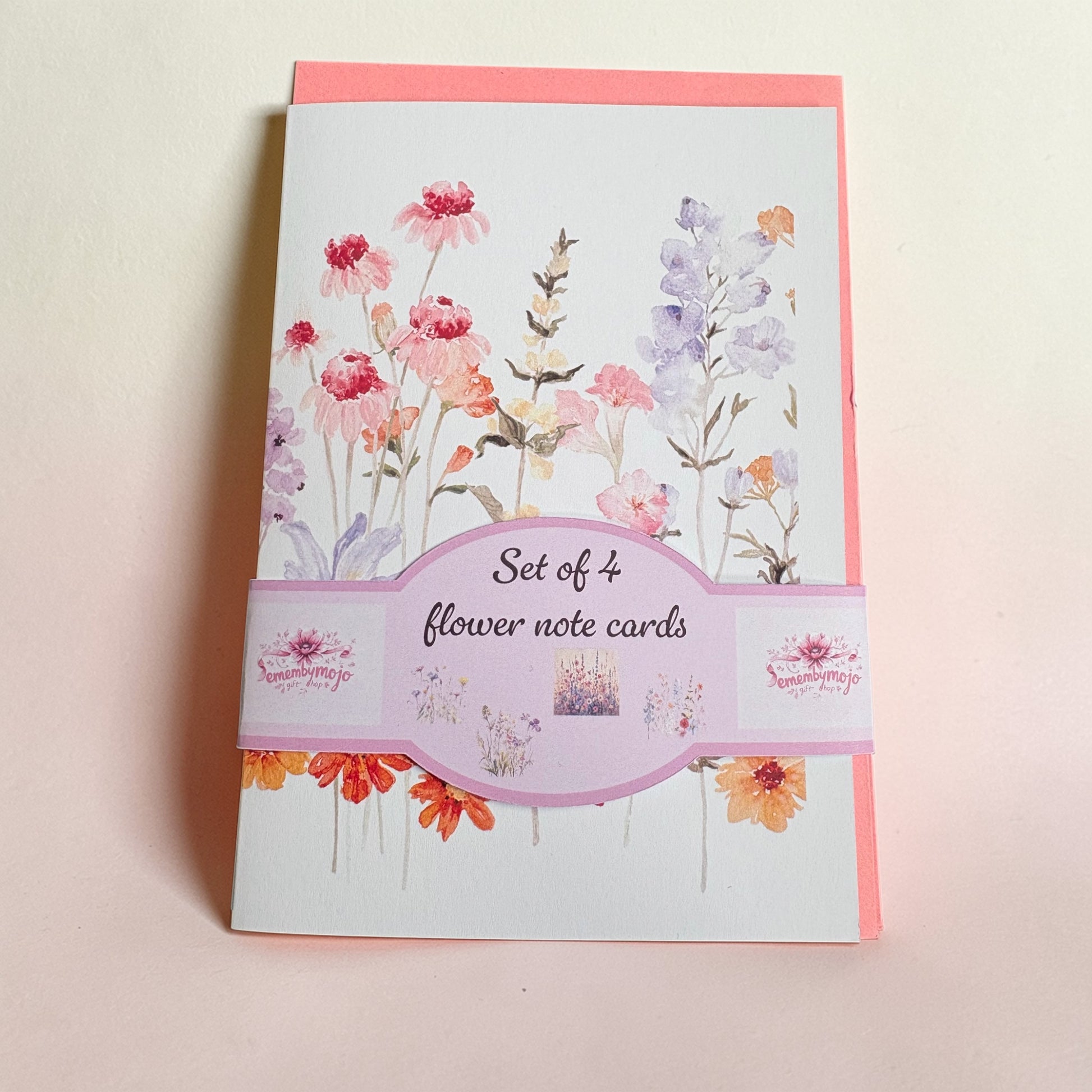 Wildflower Cards – Set of 4 A5 Designs | Blank Inside