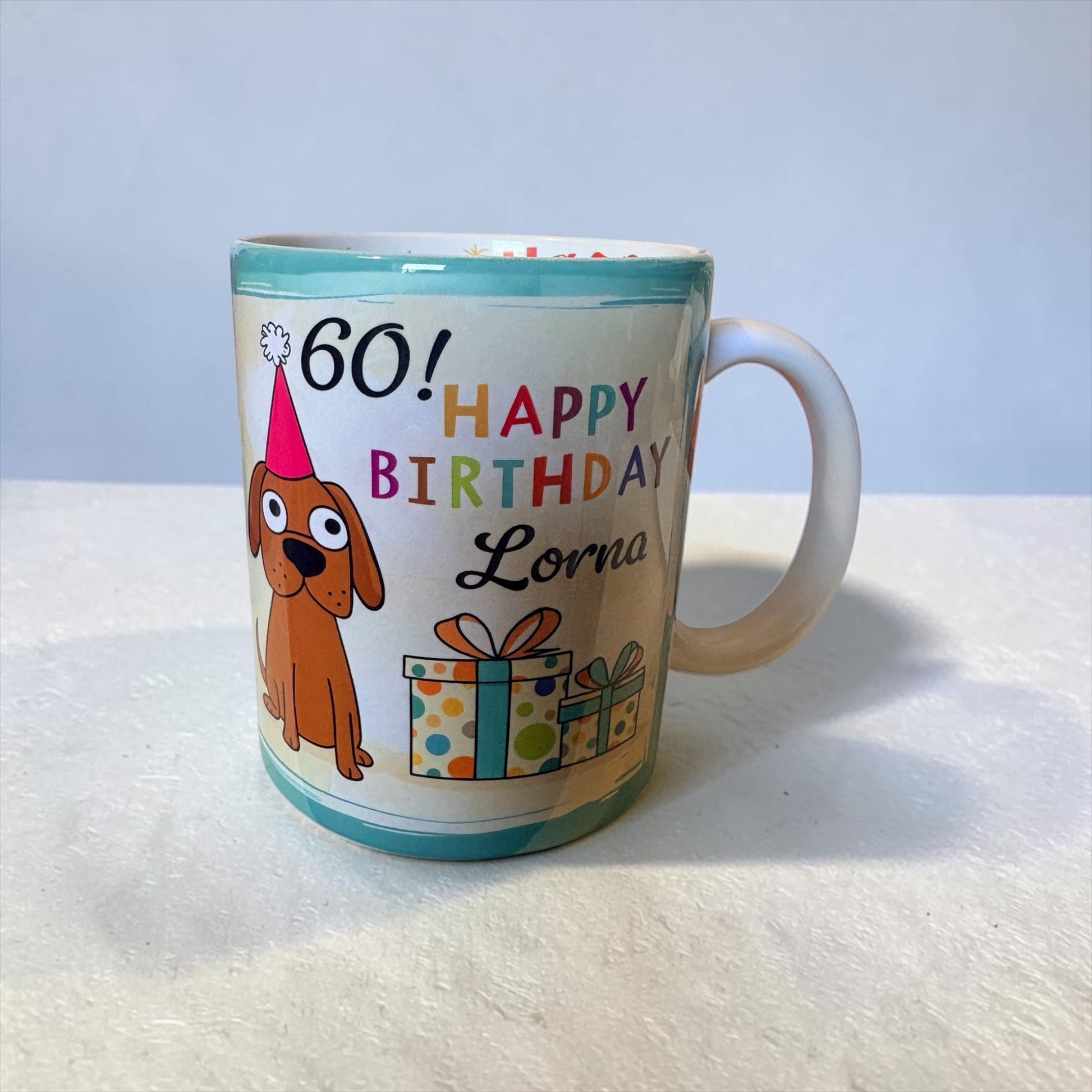 Personalised Happy Birthday Mug | 11oz Ceramic | Custom Message Inside & Out