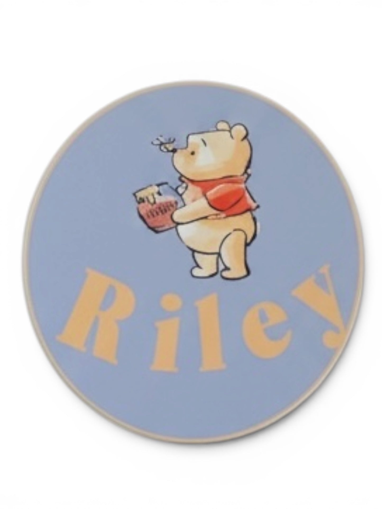 Personalised Fabric Children's Nursery Wall Decal – 18cm Round