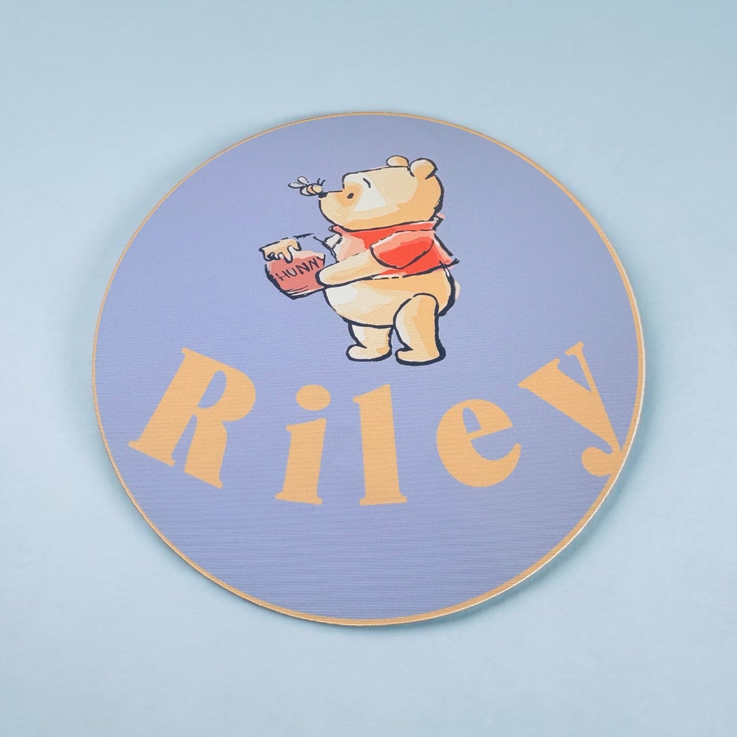 Personalised Fabric Children's Nursery Wall Decal – 18cm Round