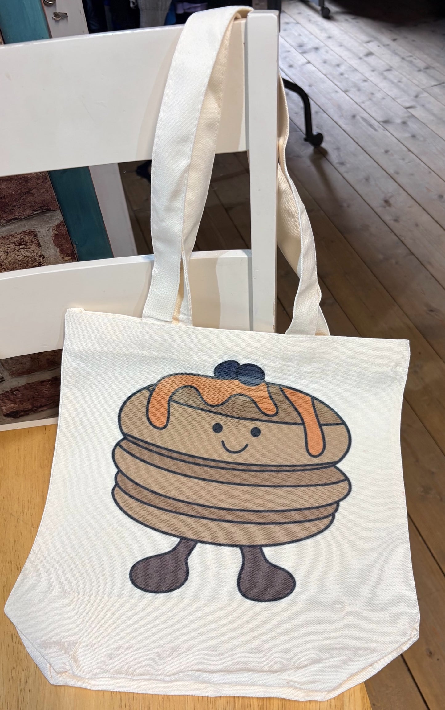 Fluffy Pancakes Zip Tote Bag | Personalised Option Available
