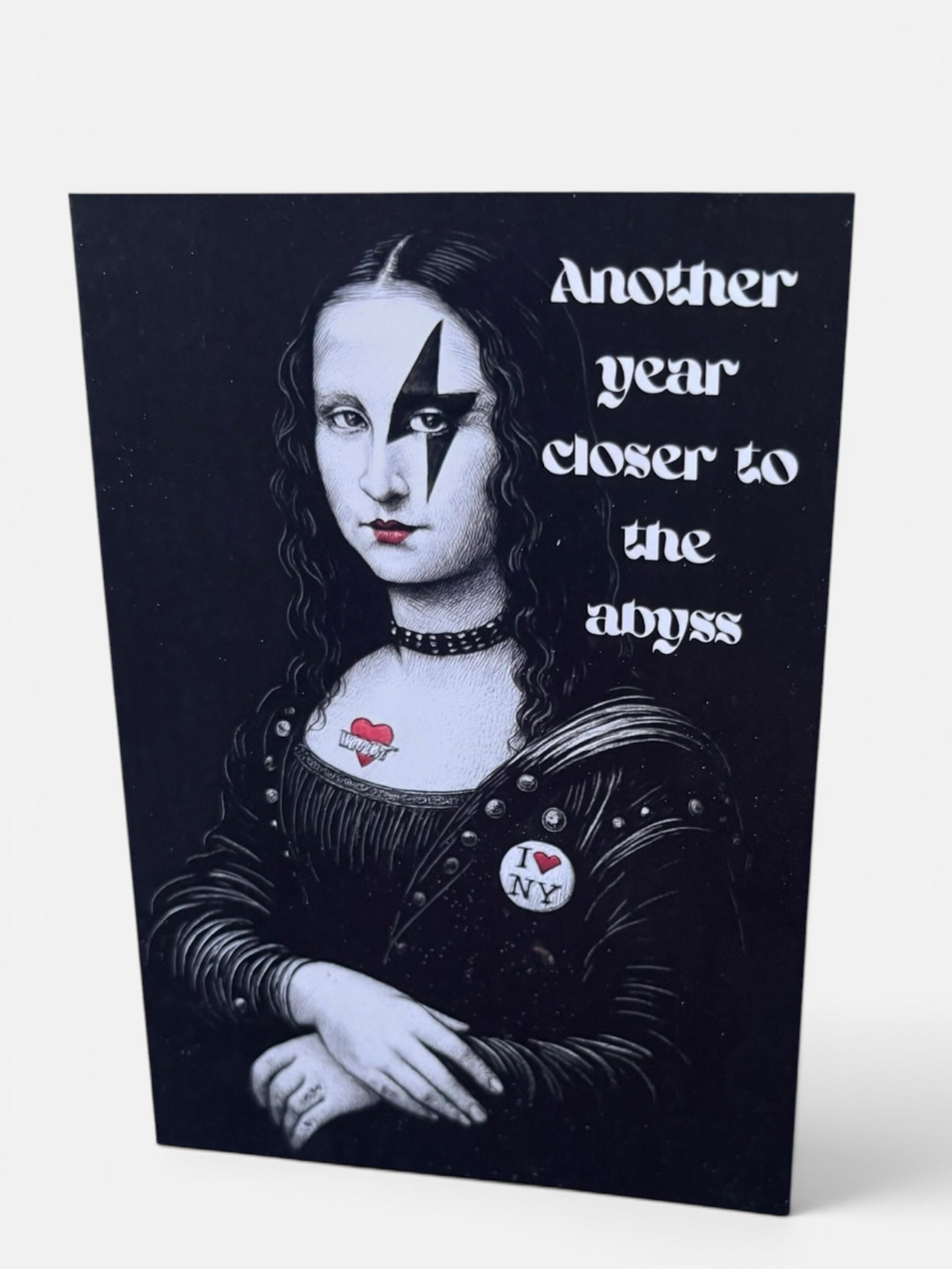 Another Year Closer to the Abyss A5 Gothic Art Card | Tattooed Lady Design