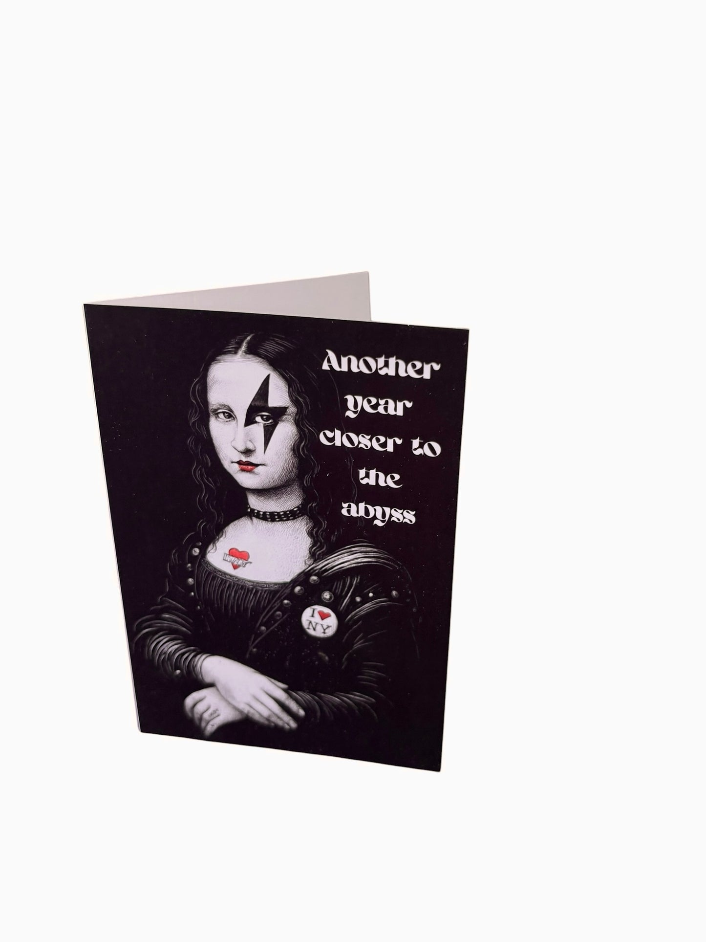 Another Year Closer to the Abyss A5 Gothic Art Card | Tattooed Lady Design