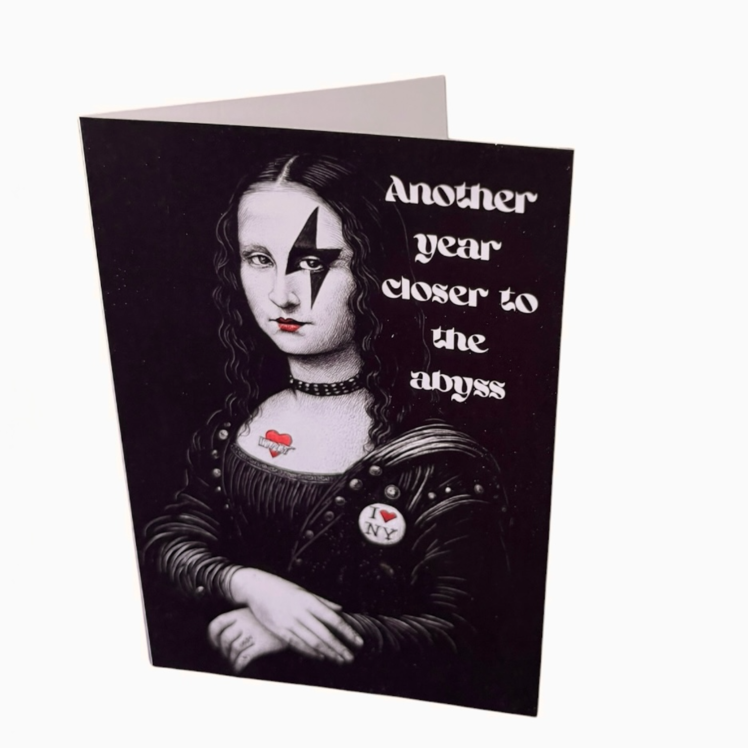 Another Year Closer to the Abyss A5 Gothic Art Card | Tattooed Lady Design