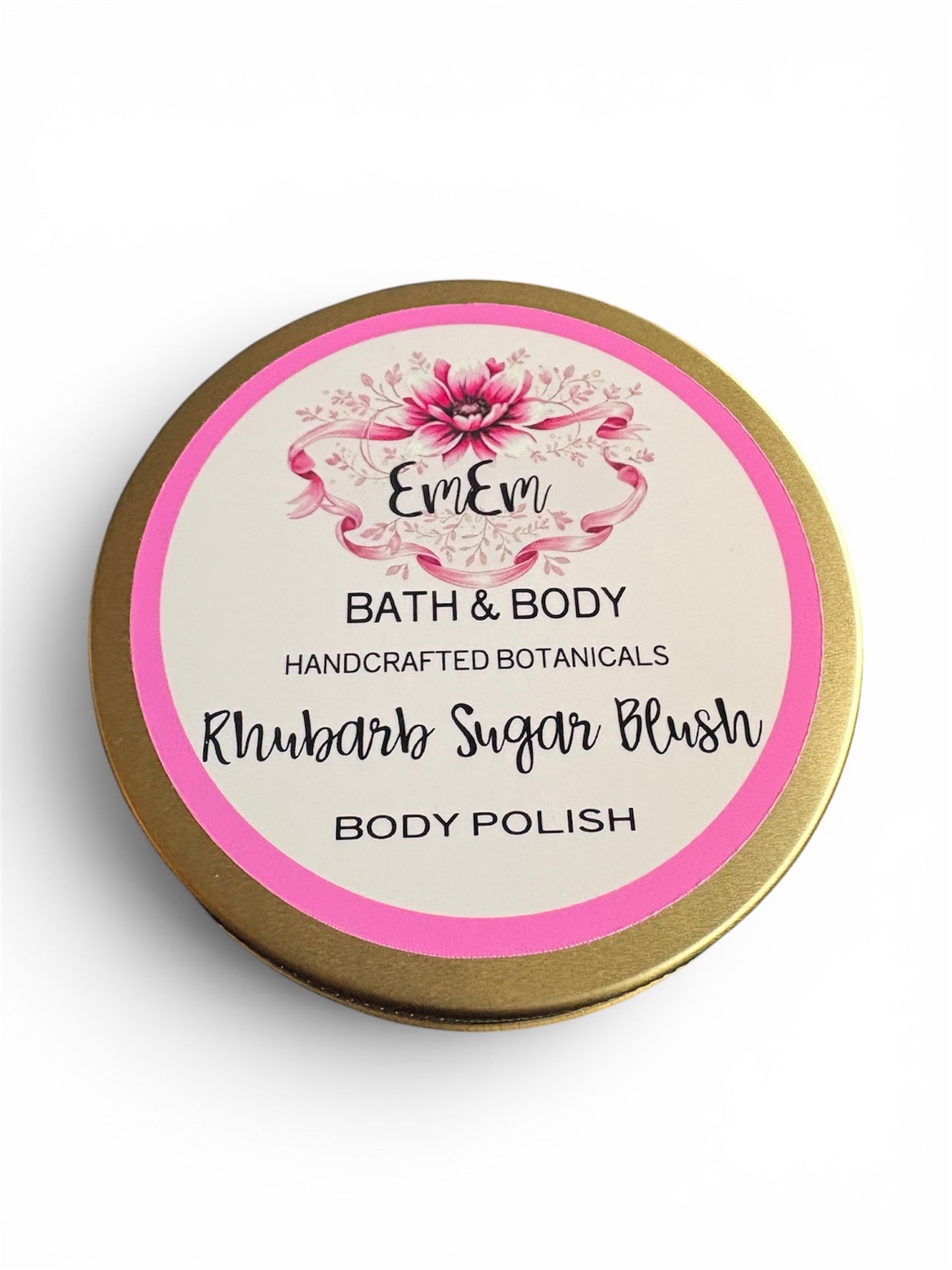 Rhubarb Sugar Blush – Handmade Sugar Scrub 250ml