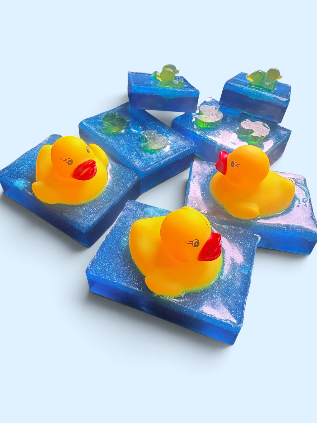 Emembymojo Strawberry Scented Kids Soap with Embedded Bath Duck – Handmade & SLS Free