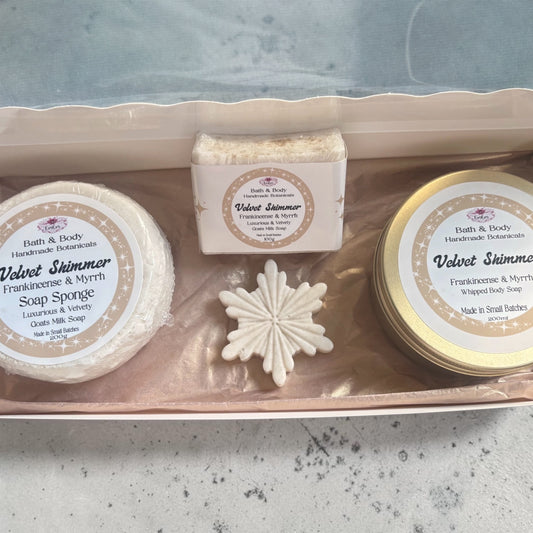Velvet Shimmer Frankincense & Myrrh Gift Box