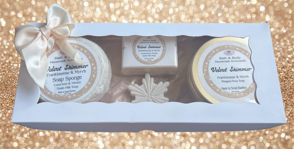 Velvet Shimmer Frankincense & Myrrh Gift Box